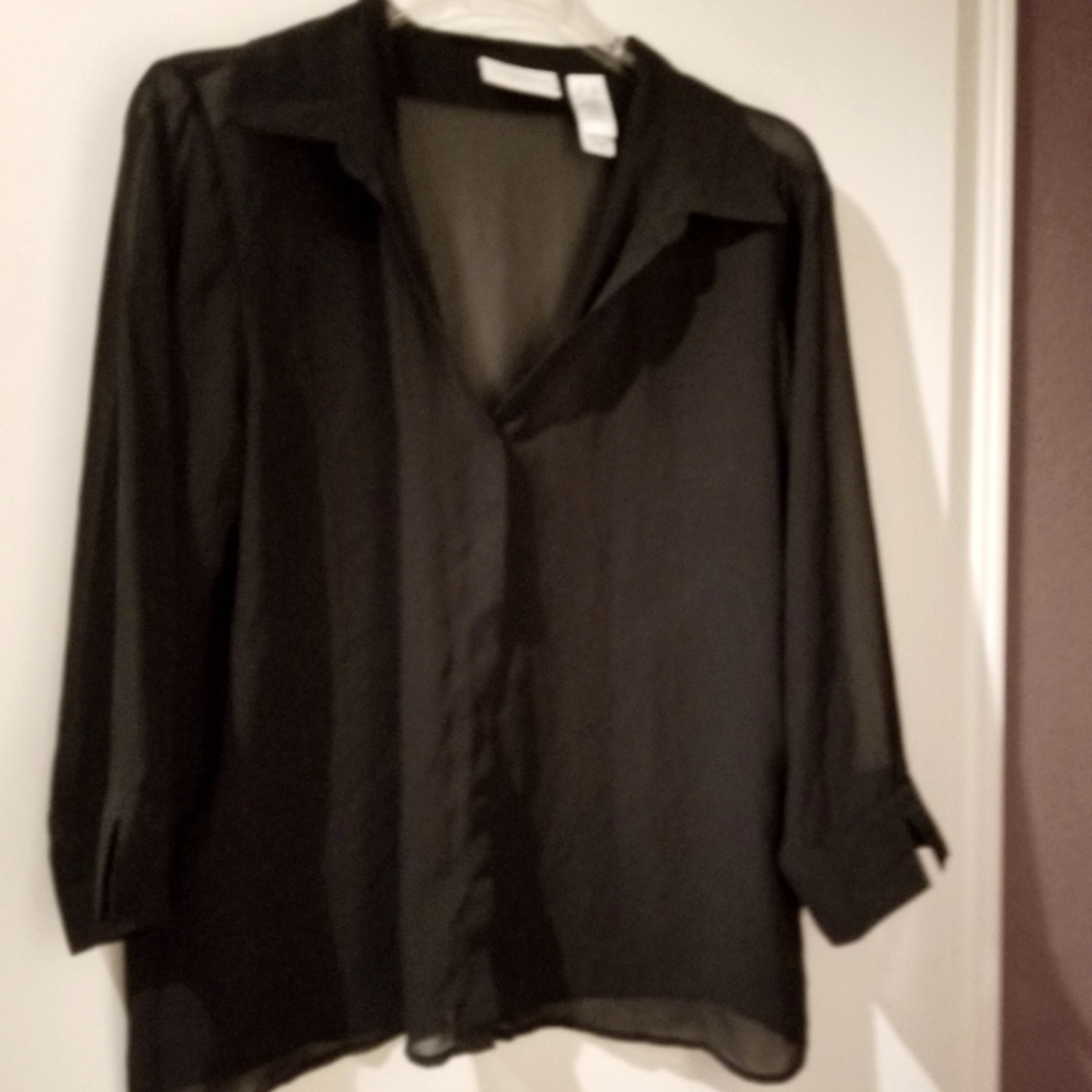 Liz Claiborne Sheer Blouse